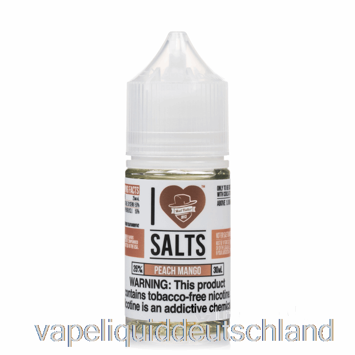 Pfirsich-Mango – Ich Liebe Salze – 30 Ml 25 Mg Vape Deutschland